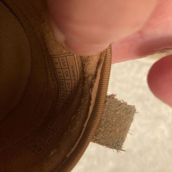 Vionic Tan Suede Kimmie Skip On Sneakers - Picture 4 of 8